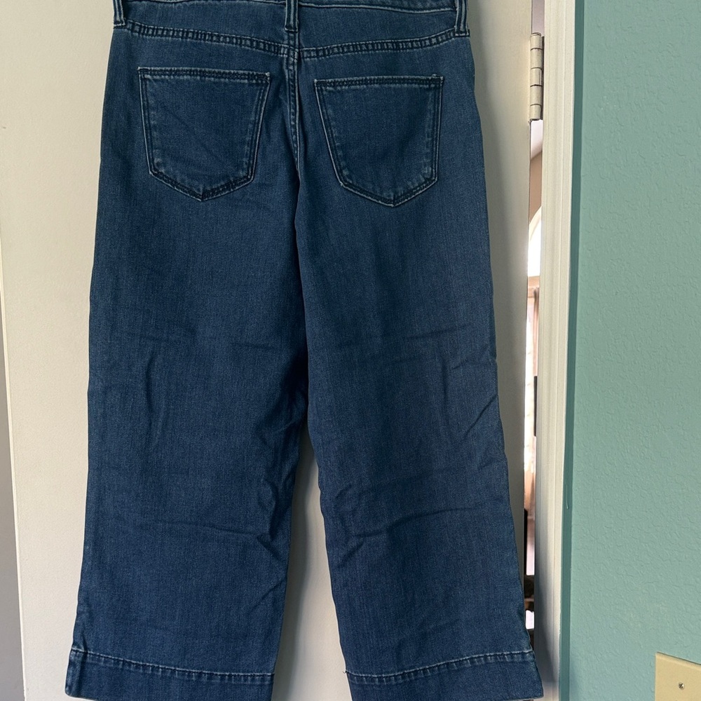 Universal Thread Dark Blue Wide Leg Jeans - Picture 2 of 8